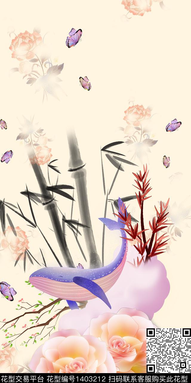 旗袍中国风少女传统印花华亿平台下载（图片编号: 1403212） - 瓦栏（Walan）