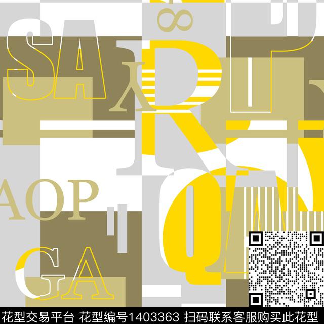 几何男装满版花大牌风传统印花华亿平台下载（图片编号: 1403363） - 瓦栏（Walan）