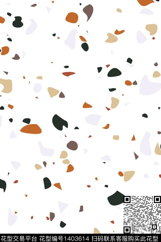 肌理大理石花纹几何传统印花华亿平台下载（图片编号: 1403614） - 瓦栏（Walan）