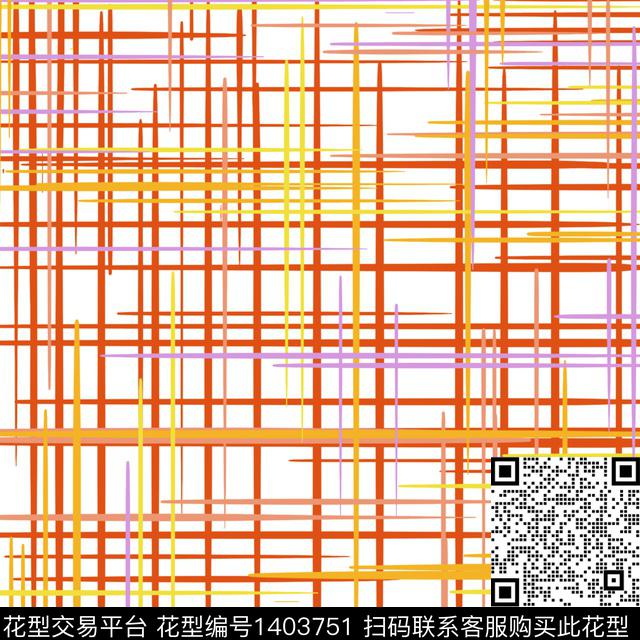 丝巾定位花女装定位花几何数码印花华亿平台下载（图片编号: 1403751） - 瓦栏（Walan）