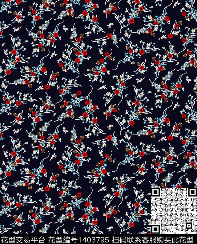 时尚简约大牌风数码印花华亿平台下载（图片编号: 1403795） - 瓦栏（Walan）