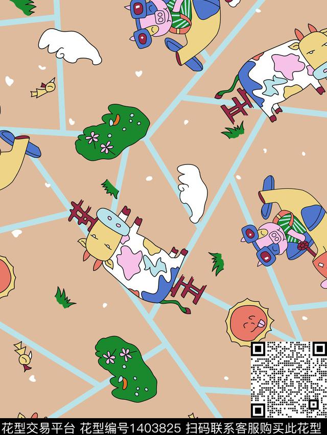 传统华亿平台小碎花清爽传统印花华亿平台下载（图片编号: 1403825） - 瓦栏（Walan）