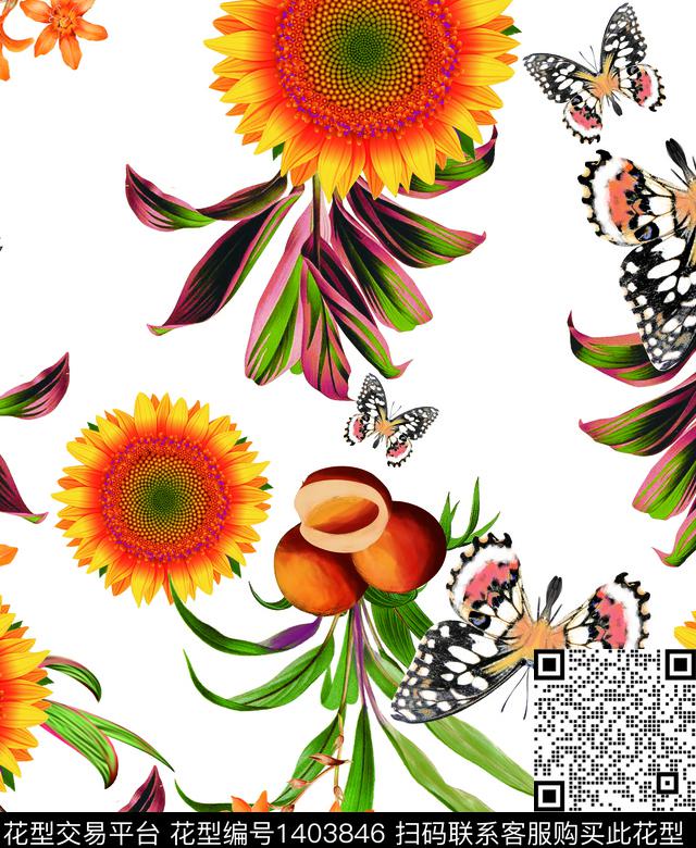 女装定位花数码华亿平台热带华亿平台数码印花华亿平台下载（图片编号: 1403846） - 瓦栏（Walan）