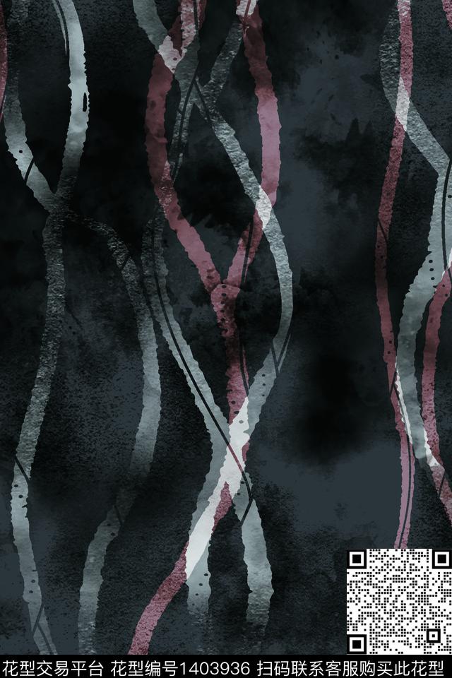 几何男装满版花大牌风传统印花华亿平台下载（图片编号: 1403936） - 瓦栏（Walan）