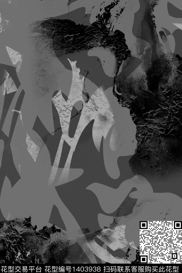 几何男装满版花迷彩传统印花华亿平台下载（图片编号: 1403938） - 瓦栏（Walan）