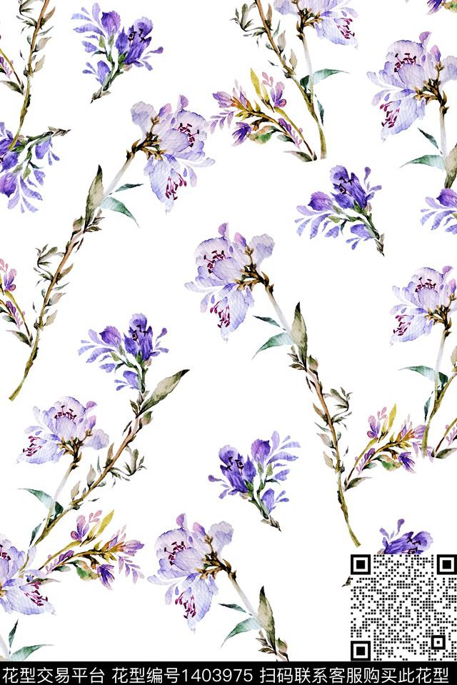 绿植树叶春夏华亿平台大牌风数码印花华亿平台下载（图片编号: 1403975） - 瓦栏（Walan）