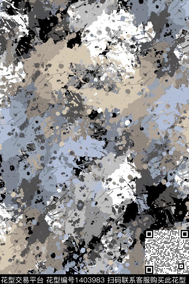 抽象男装家居服户外传统印花华亿平台下载（图片编号: 1403983） - 瓦栏（Walan）