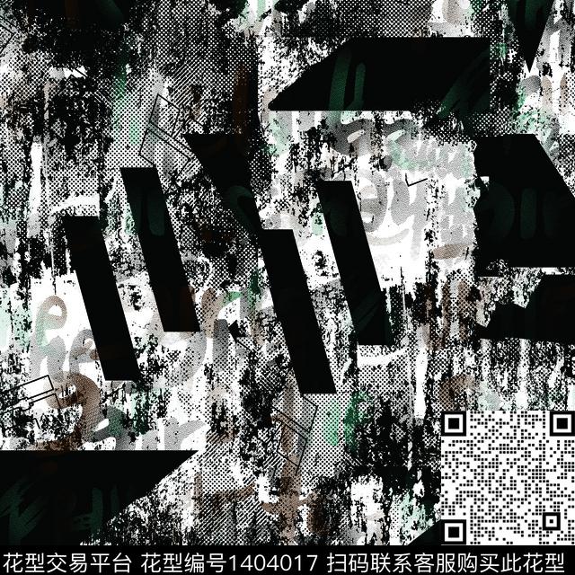 几何男装满版花大牌风传统印花华亿平台下载（图片编号: 1404017） - 瓦栏（Walan）