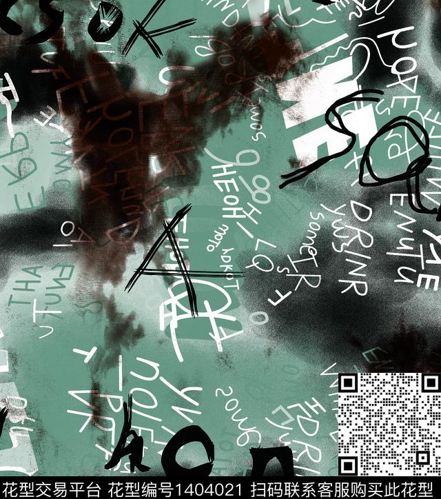 几何男装满版花大牌风传统印花华亿平台下载（图片编号: 1404021） - 瓦栏（Walan）