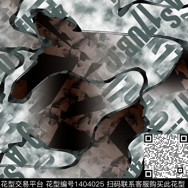 几何男装满版花大牌风传统印花华亿平台下载（图片编号: 1404025） - 瓦栏（Walan）