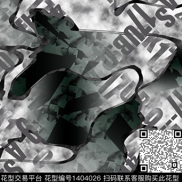 几何男装满版花大牌风传统印花华亿平台下载（图片编号: 1404026） - 瓦栏（Walan）