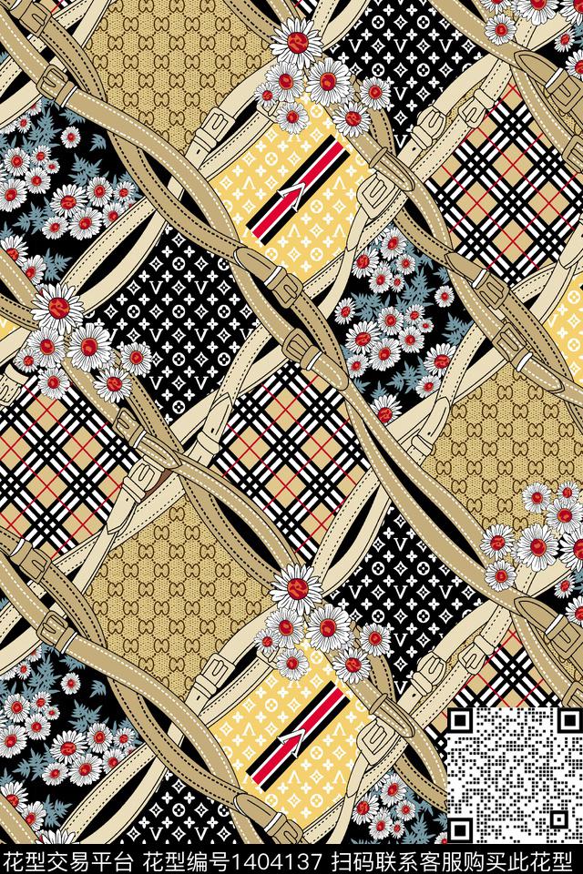 几何数码华亿平台链条数码印花华亿平台下载（图片编号: 1404137） - 瓦栏（Walan）