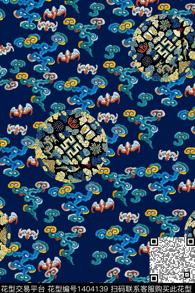 数码华亿平台女装旗袍数码印花华亿平台下载（图片编号: 1404139） - 瓦栏（Walan）