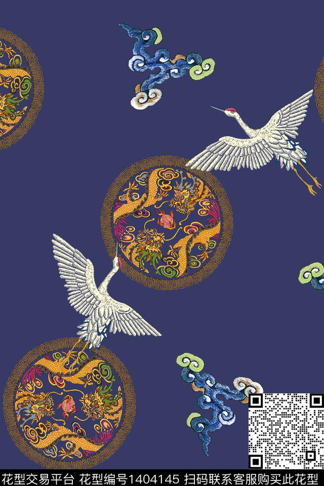 数码华亿平台女装旗袍数码印花华亿平台下载（图片编号: 1404145） - 瓦栏（Walan）