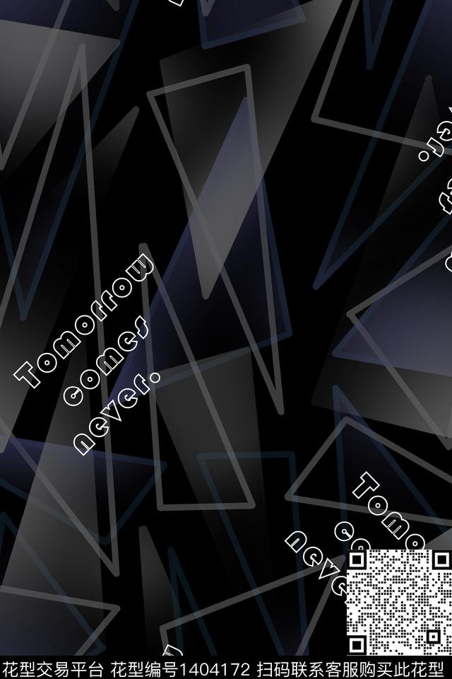 几何字母男装数码印花华亿平台下载（图片编号: 1404172） - 瓦栏（Walan）