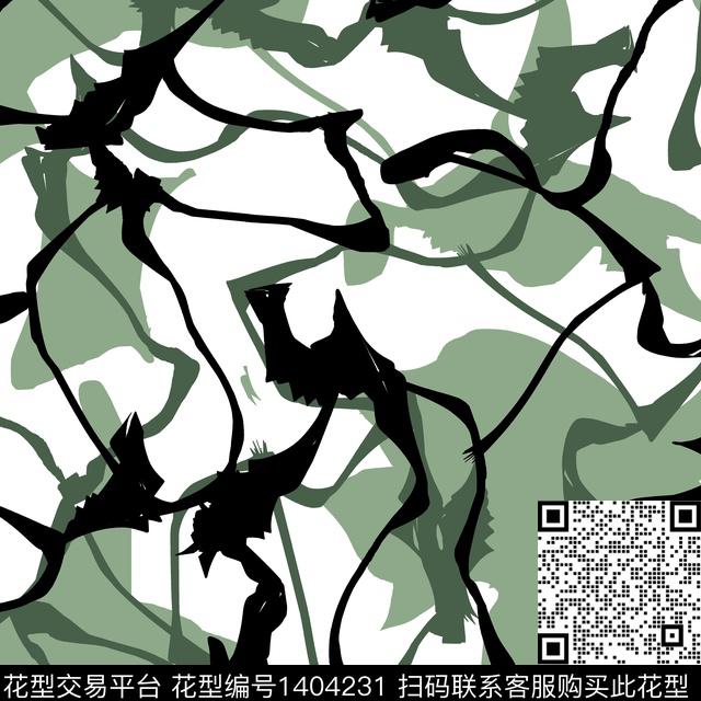 几何男装满版花大牌风传统印花华亿平台下载（图片编号: 1404231） - 瓦栏（Walan）