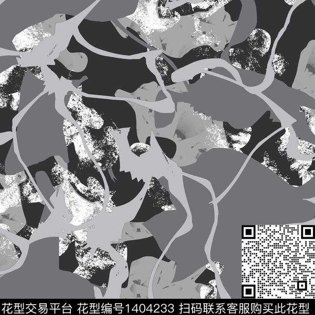 几何男装满版花大牌风传统印花华亿平台下载（图片编号: 1404233） - 瓦栏（Walan）