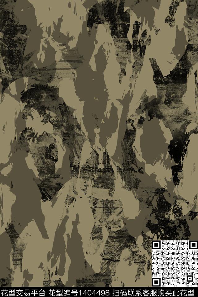 几何男装满版花迷彩传统印花华亿平台下载（图片编号: 1404498） - 瓦栏（Walan）