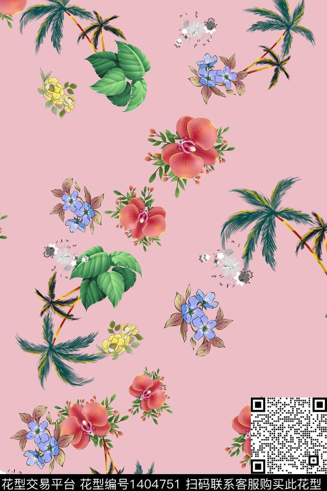 花卉旗袍中国风传统印花华亿平台下载（图片编号: 1404751） - 瓦栏（Walan）