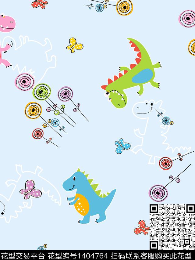 卡通动物童装数码印花华亿平台下载（图片编号: 1404764） - 瓦栏（Walan）