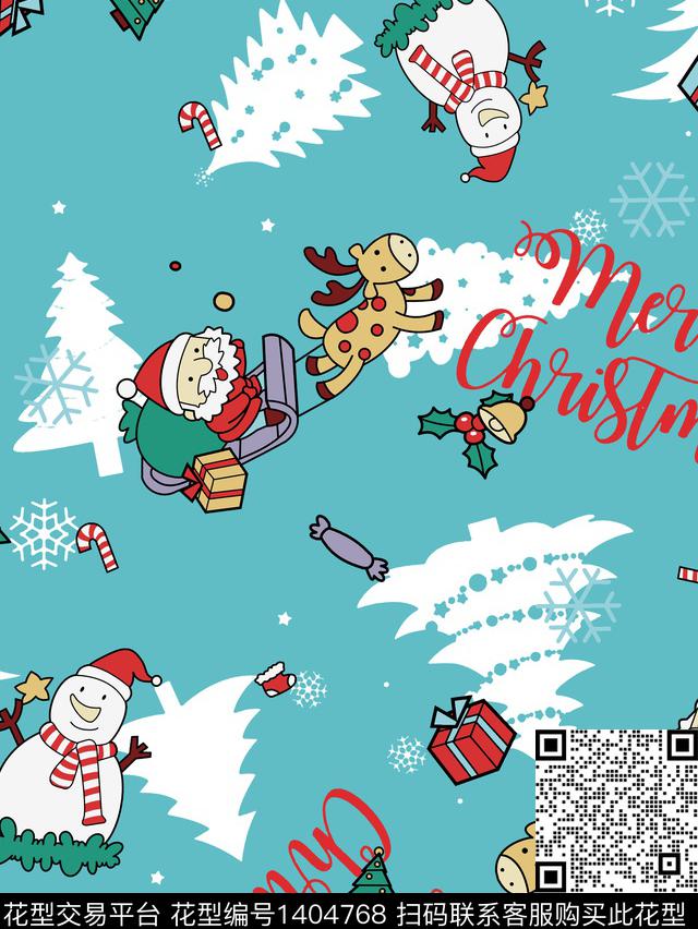纸印花圣诞数码印花华亿平台下载（图片编号: 1404768） - 瓦栏（Walan）