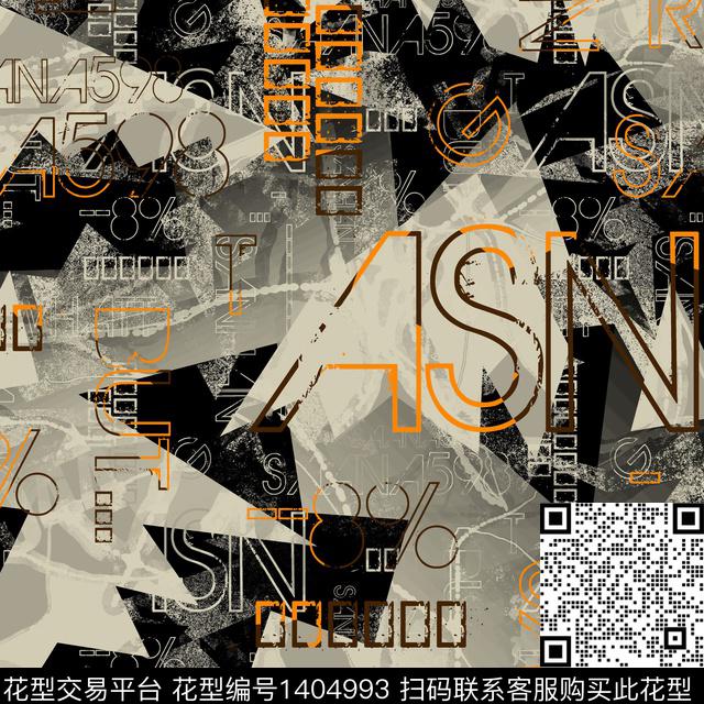 几何男装满版花字母传统印花华亿平台下载（图片编号: 1404993） - 瓦栏（Walan）
