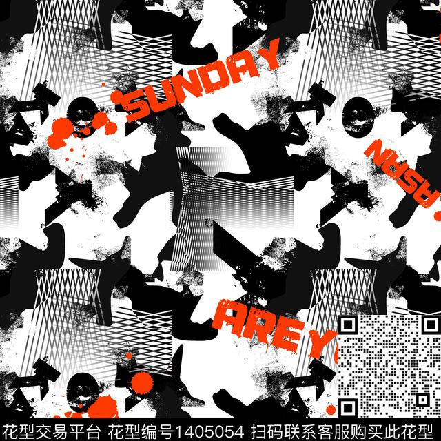 几何男装满版花字母传统印花华亿平台下载（图片编号: 1405054） - 瓦栏（Walan）