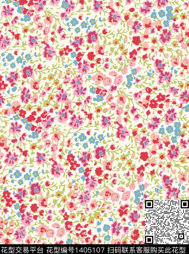 绿植树叶扎染华亿平台花卉传统印花华亿平台下载（图片编号: 1405107） - 瓦栏（Walan）