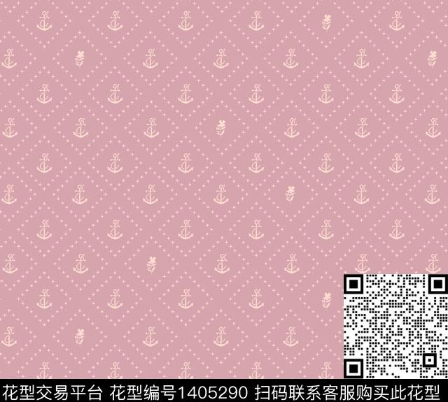 航海几何衬衫数码印花华亿平台下载（图片编号: 1405290） - 瓦栏（Walan）