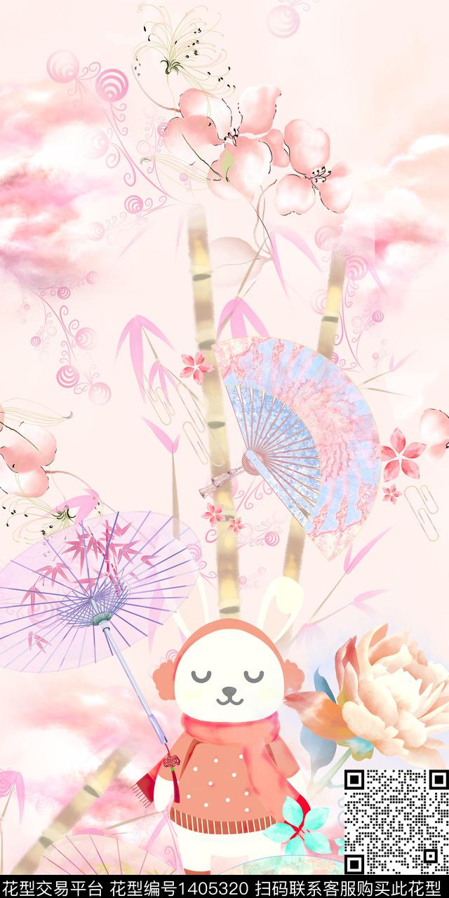 定位花花卉旗袍传统印花华亿平台下载（图片编号: 1405320） - 瓦栏（Walan）