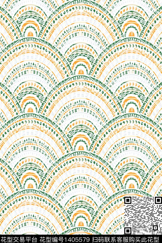 几何简约大牌风数码印花华亿平台下载（图片编号: 1405579） - 瓦栏（Walan）