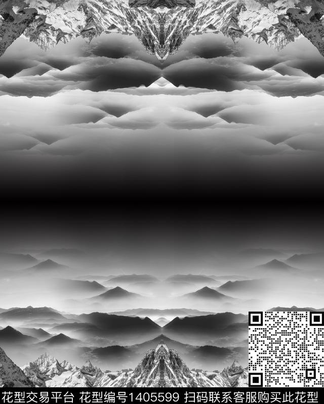 字母迷彩抽象男装数码印花华亿平台下载（图片编号: 1405599） - 瓦栏（Walan）