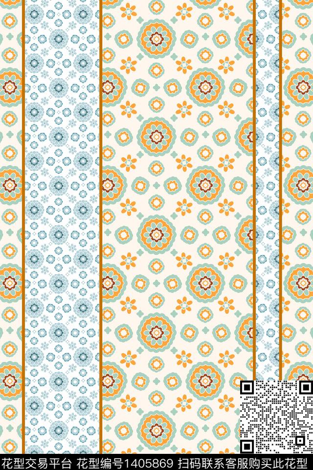 几何黑白条纹雪纺传统印花华亿平台下载（图片编号: 1405869） - 瓦栏（Walan）