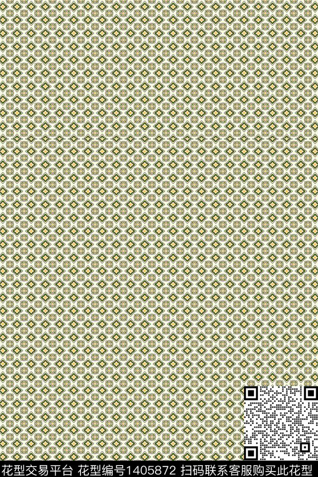 几何雪纺大牌风传统印花华亿平台下载（图片编号: 1405872） - 瓦栏（Walan）