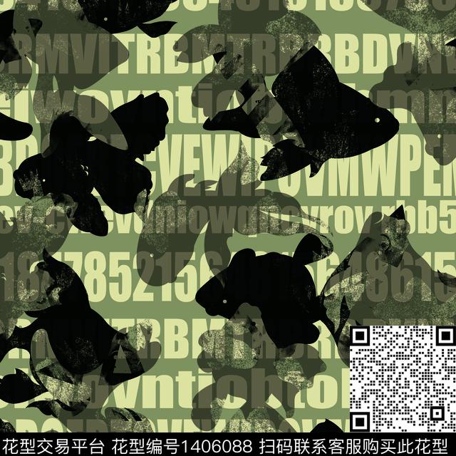 几何男装满版花字母传统印花华亿平台下载（图片编号: 1406088） - 瓦栏（Walan）