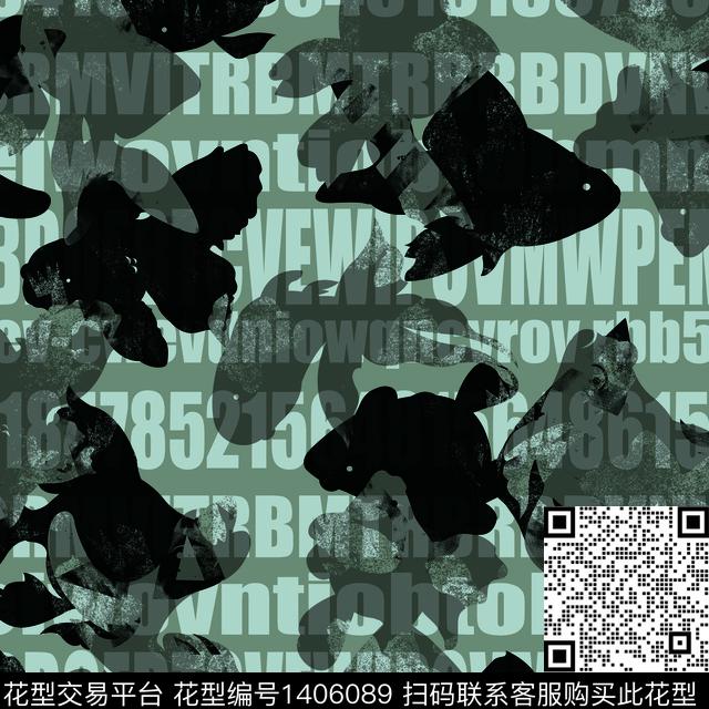 几何男装满版花字母传统印花华亿平台下载（图片编号: 1406089） - 瓦栏（Walan）