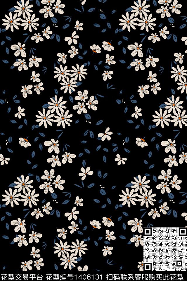 绿植树叶花卉大牌风数码印花华亿平台下载（图片编号: 1406131） - 瓦栏（Walan）