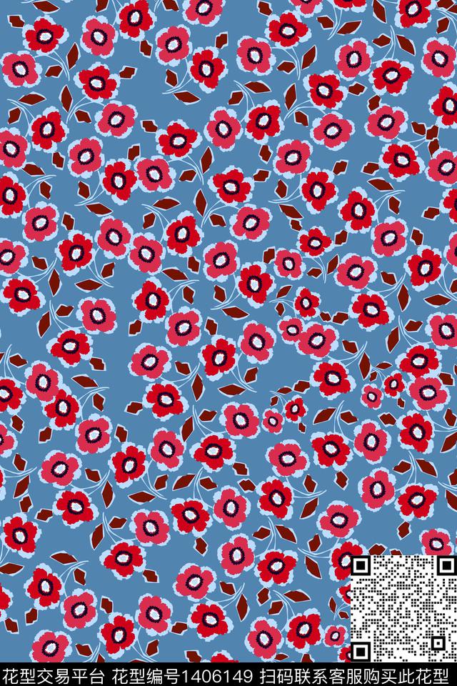 简约大牌风小清新传统印花华亿平台下载（图片编号: 1406149） - 瓦栏（Walan）