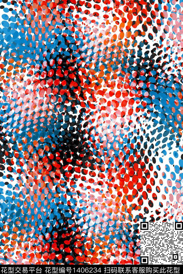 抽象男装家居服户外传统印花华亿平台下载（图片编号: 1406234） - 瓦栏（Walan）