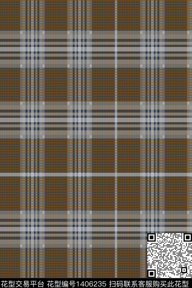 大牌风衬衫格子传统印花华亿平台下载（图片编号: 1406235） - 瓦栏（Walan）