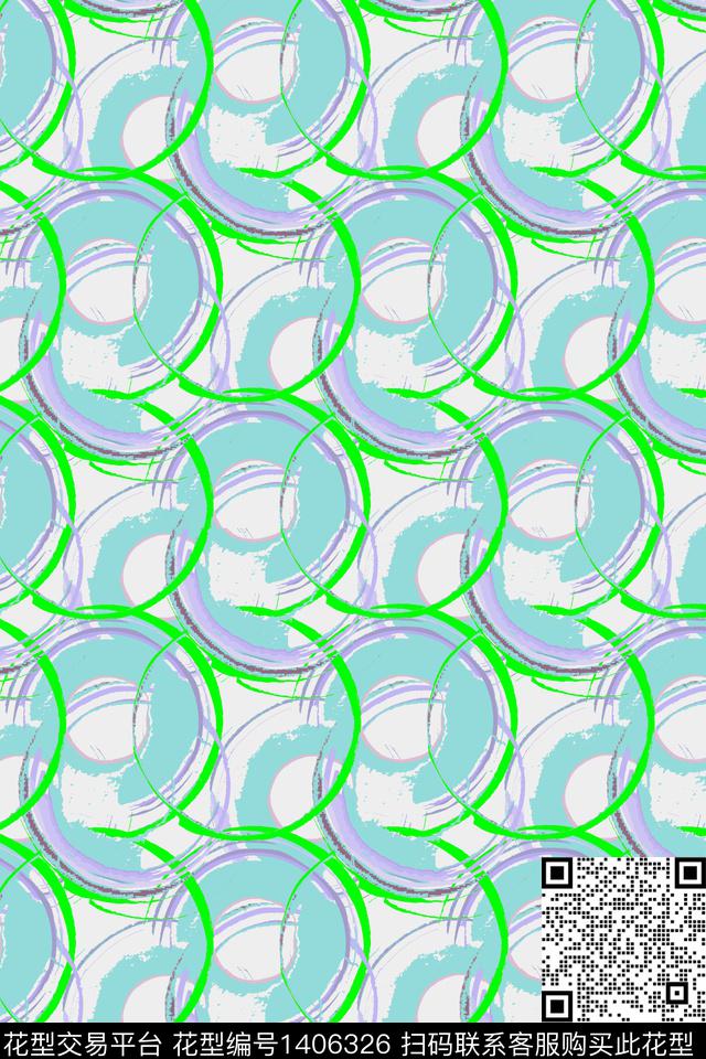 年轻女性休闲几何传统印花华亿平台下载（图片编号: 1406326） - 瓦栏（Walan）