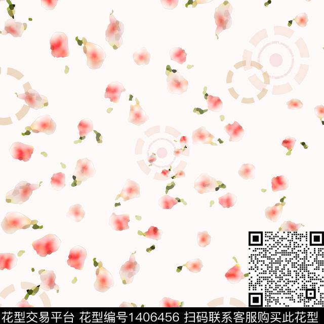 花卉大牌风小碎花数码印花华亿平台下载（图片编号: 1406456） - 瓦栏（Walan）