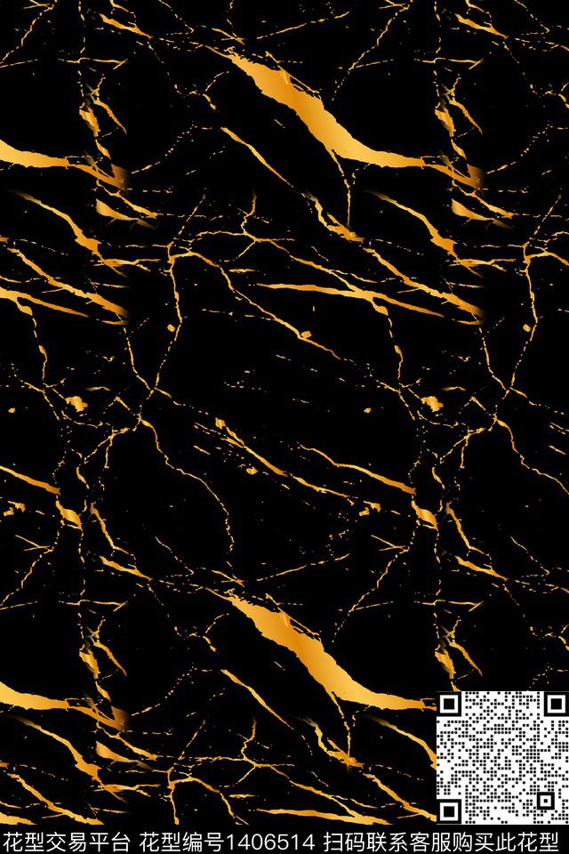 线条纹理抽象男装数码印花华亿平台下载（图片编号: 1406514） - 瓦栏（Walan）