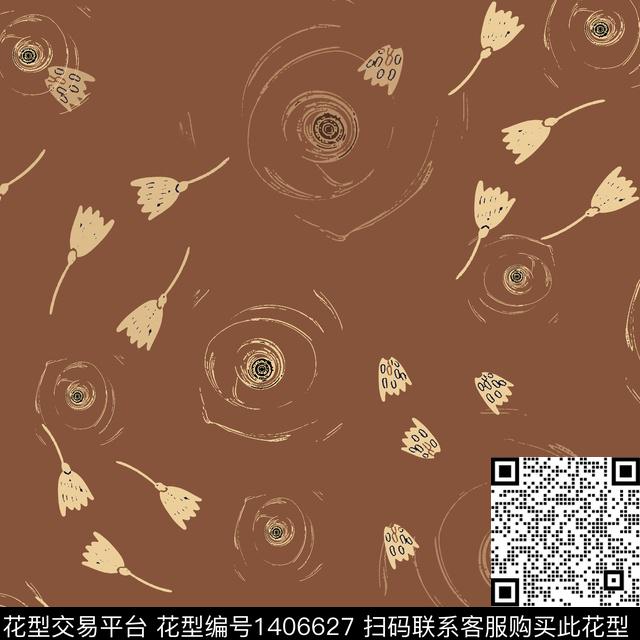 几何大牌风小碎花传统印花华亿平台下载（图片编号: 1406627） - 瓦栏（Walan）