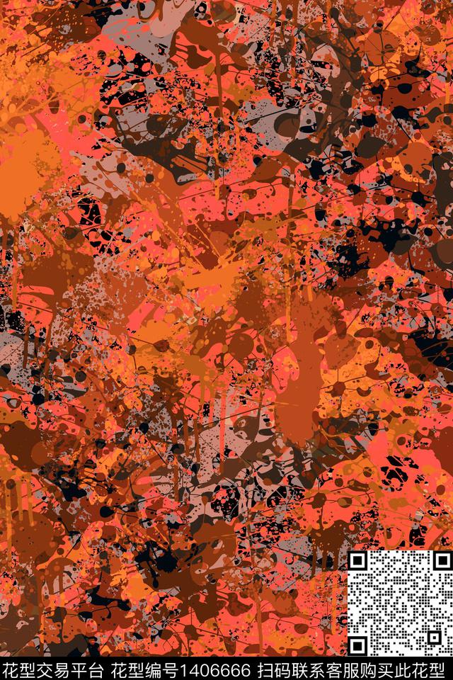 抽象男装家居服户外传统印花华亿平台下载（图片编号: 1406666） - 瓦栏（Walan）