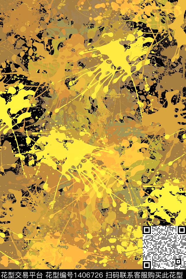 抽象男装家居服户外传统印花华亿平台下载（图片编号: 1406726） - 瓦栏（Walan）