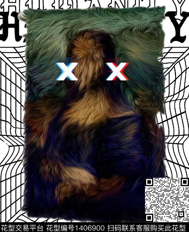 几何大牌风潮牌传统印花华亿平台下载（图片编号: 1406900） - 瓦栏（Walan）