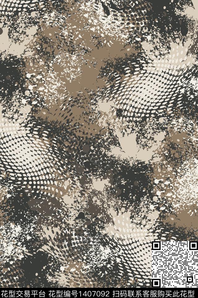 抽象男装家居服户外传统印花华亿平台下载（图片编号: 1407092） - 瓦栏（Walan）