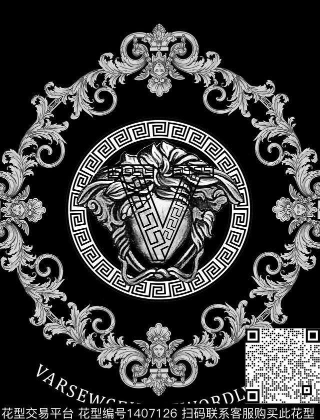 动物花卉男装大牌风数码印花华亿平台下载（图片编号: 1407126） - 瓦栏（Walan）