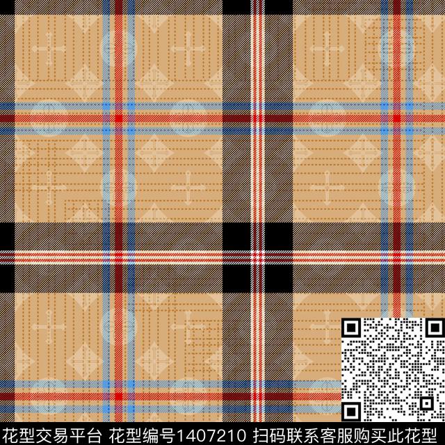 简约商务大牌风数码印花华亿平台下载（图片编号: 1407210） - 瓦栏（Walan）